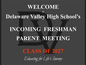 Freshman Parent Night Presentation